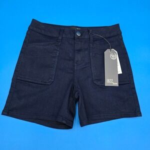 1822 Denim Butter High Rise Dark Wash Pocket Shorts Size‎ 8 NWT NEW